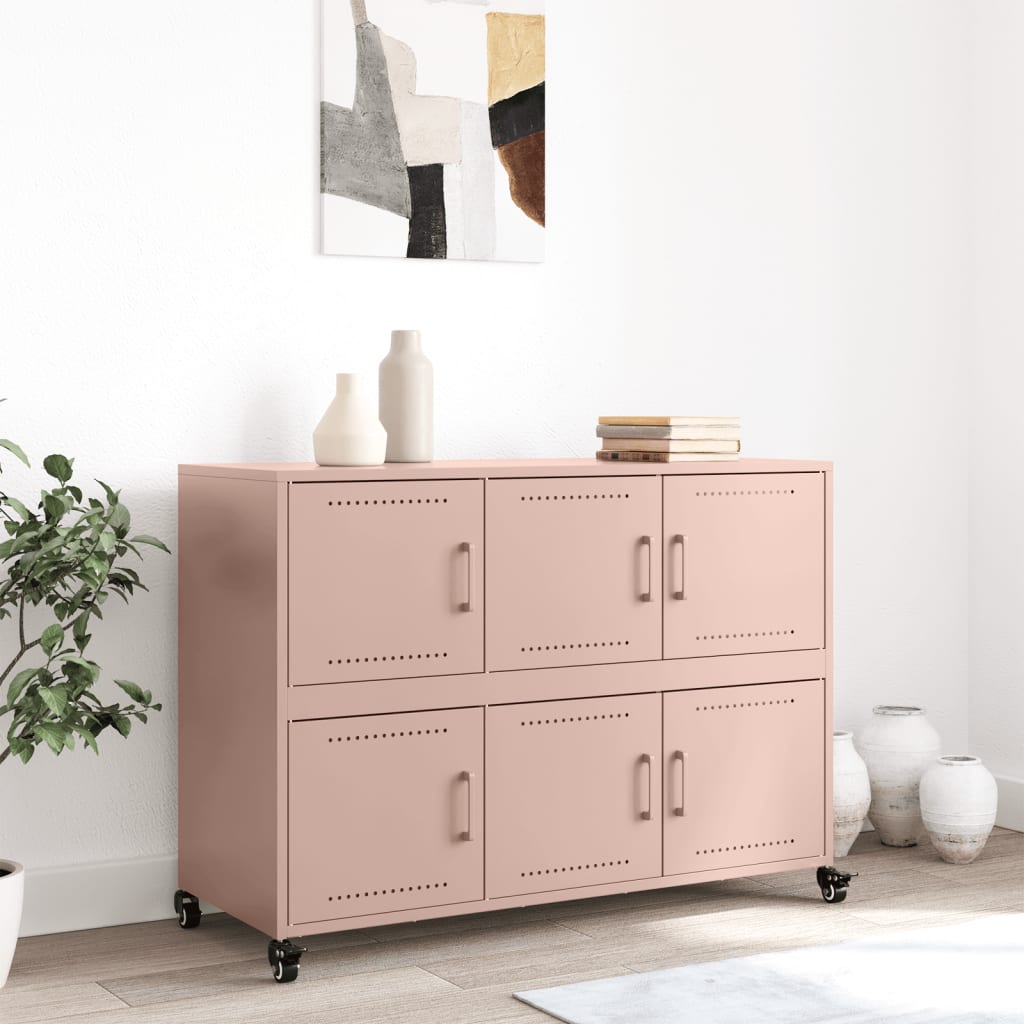 Sideboard Rosa 100,5x39x72 cm Stahl