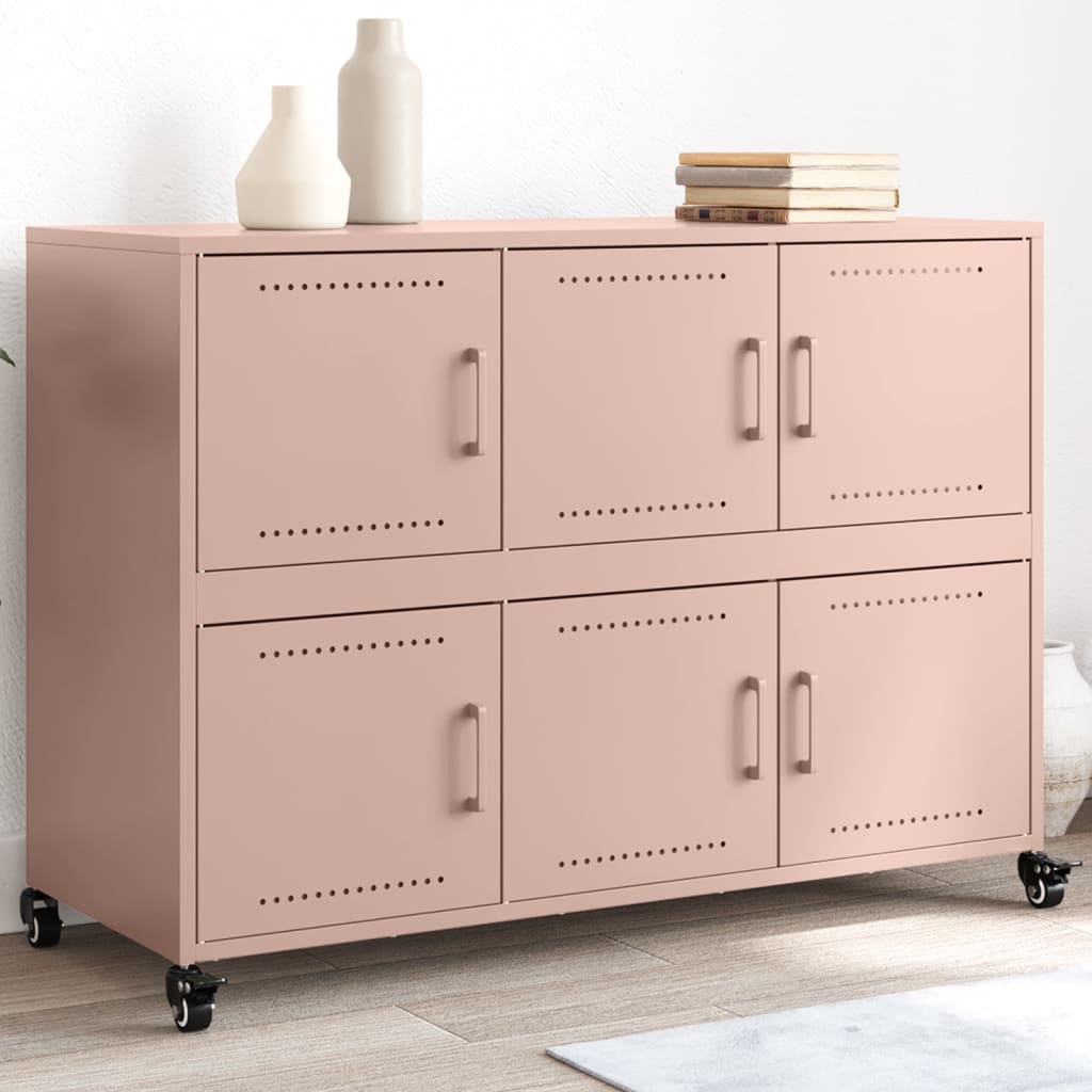 Sideboard Rosa 100,5x39x72 cm Stahl