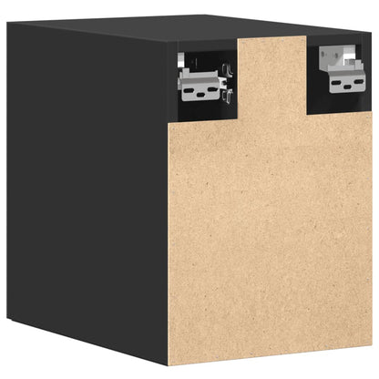 Wandschrank Schwarz 30x42,5x40 cm Holzwerkstoff