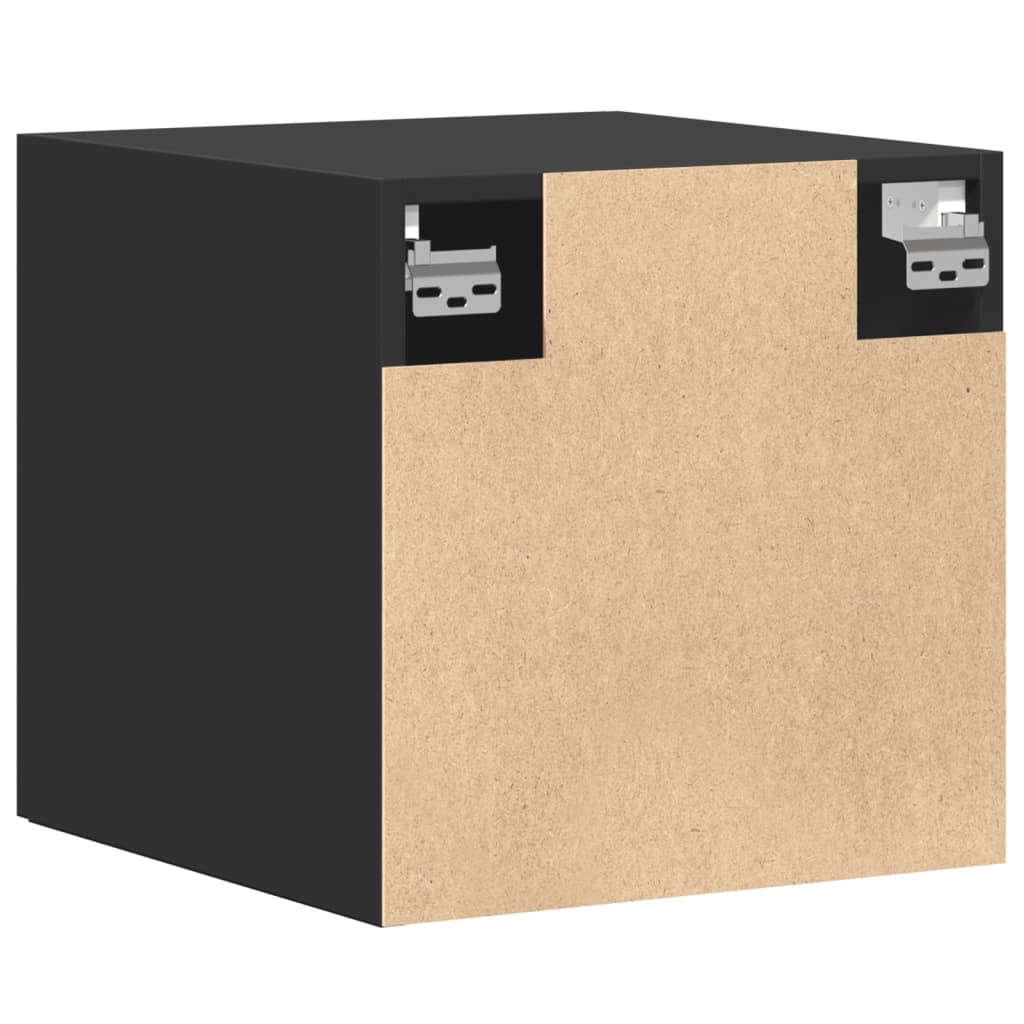 Wandschrank Schwarz 40x42,5x40 cm Holzwerkstoff