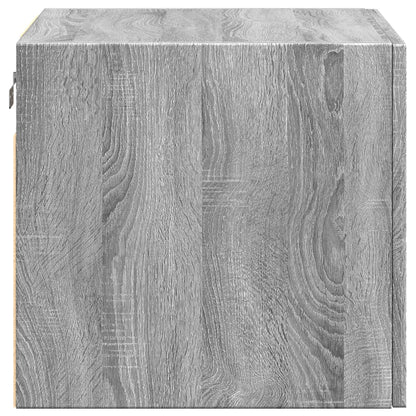 Wandschrank Grau Sonoma 50x42,5x40 cm Holzwerkstoff