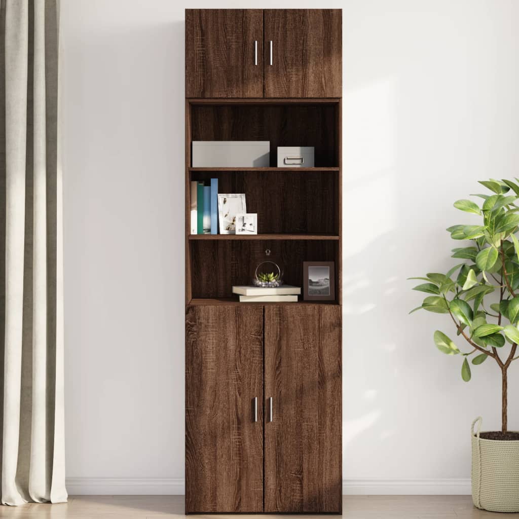 Wandschrank Braun Eichen-Optik 70x42,5x40 cm Holzwerkstoff