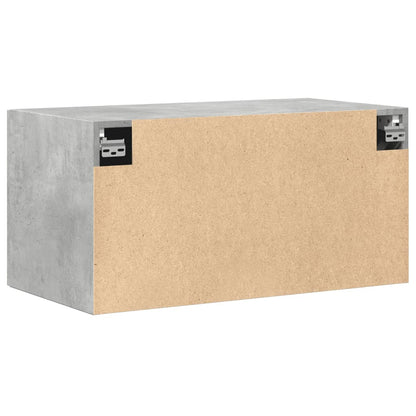 Wandschrank Betongrau 80x42,5x40 cm Holzwerkstoff