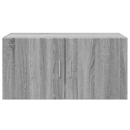 Wandschrank Grau Sonoma 80x42,5x40 cm Holzwerkstoff