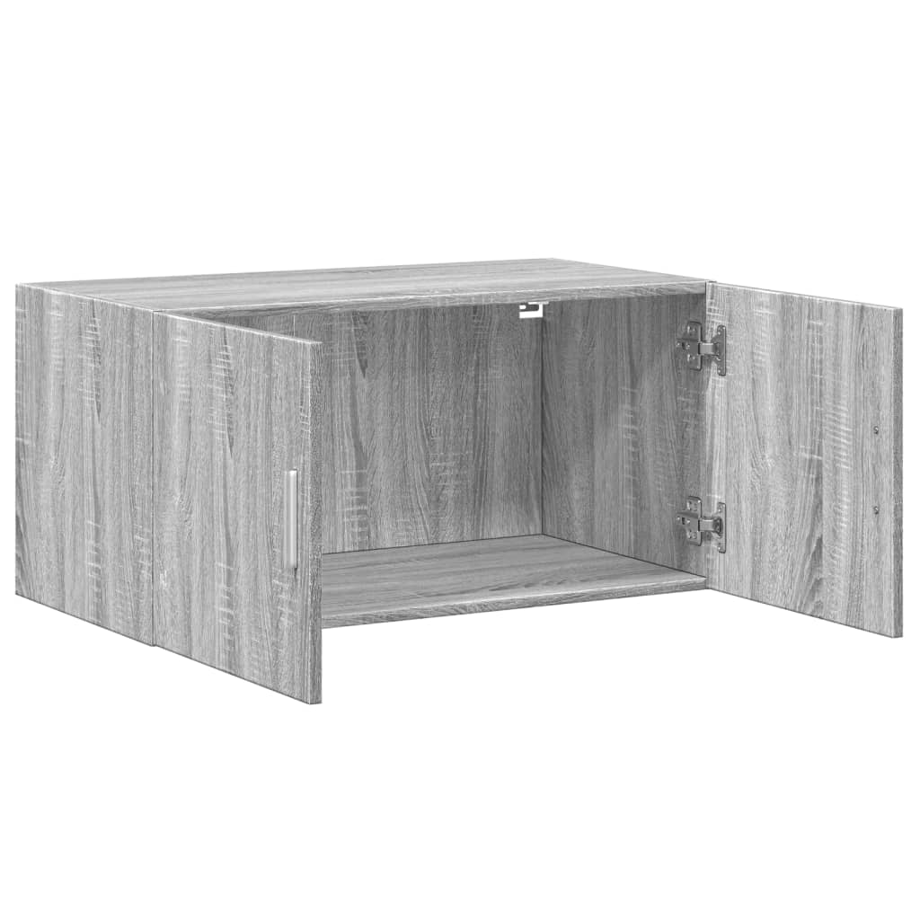 Wandschrank Grau Sonoma 80x42,5x40 cm Holzwerkstoff