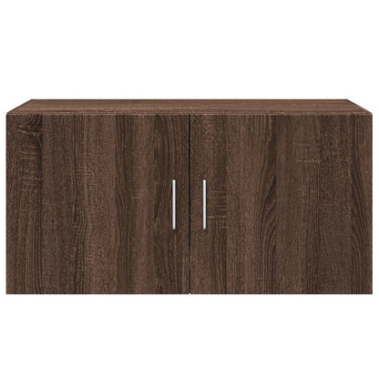 Wandschrank Braun Eichen-Optik 80x42,5x40 cm Holzwerkstoff