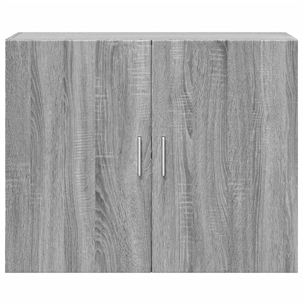 Wandschrank Grau Sonoma 80x42,5x64 cm Holzwerkstoff