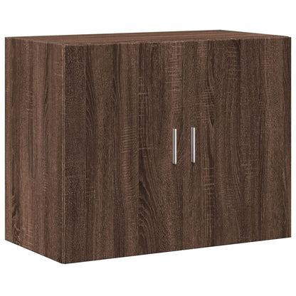 Wandschrank Braun Eichen-Optik 80x42,5x64 cm Holzwerkstoff