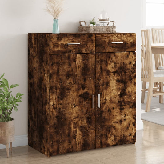 Sideboard Räuchereiche 80x42,5x93 cm Holzwerkstoff