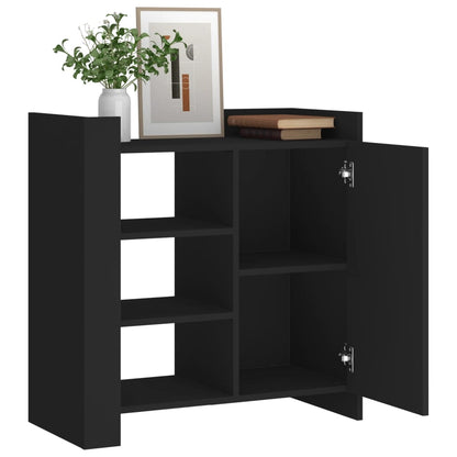 Sideboard Schwarz 73,5x35x75 cm Holzwerkstoff