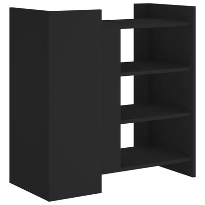 Sideboard Schwarz 73,5x35x75 cm Holzwerkstoff