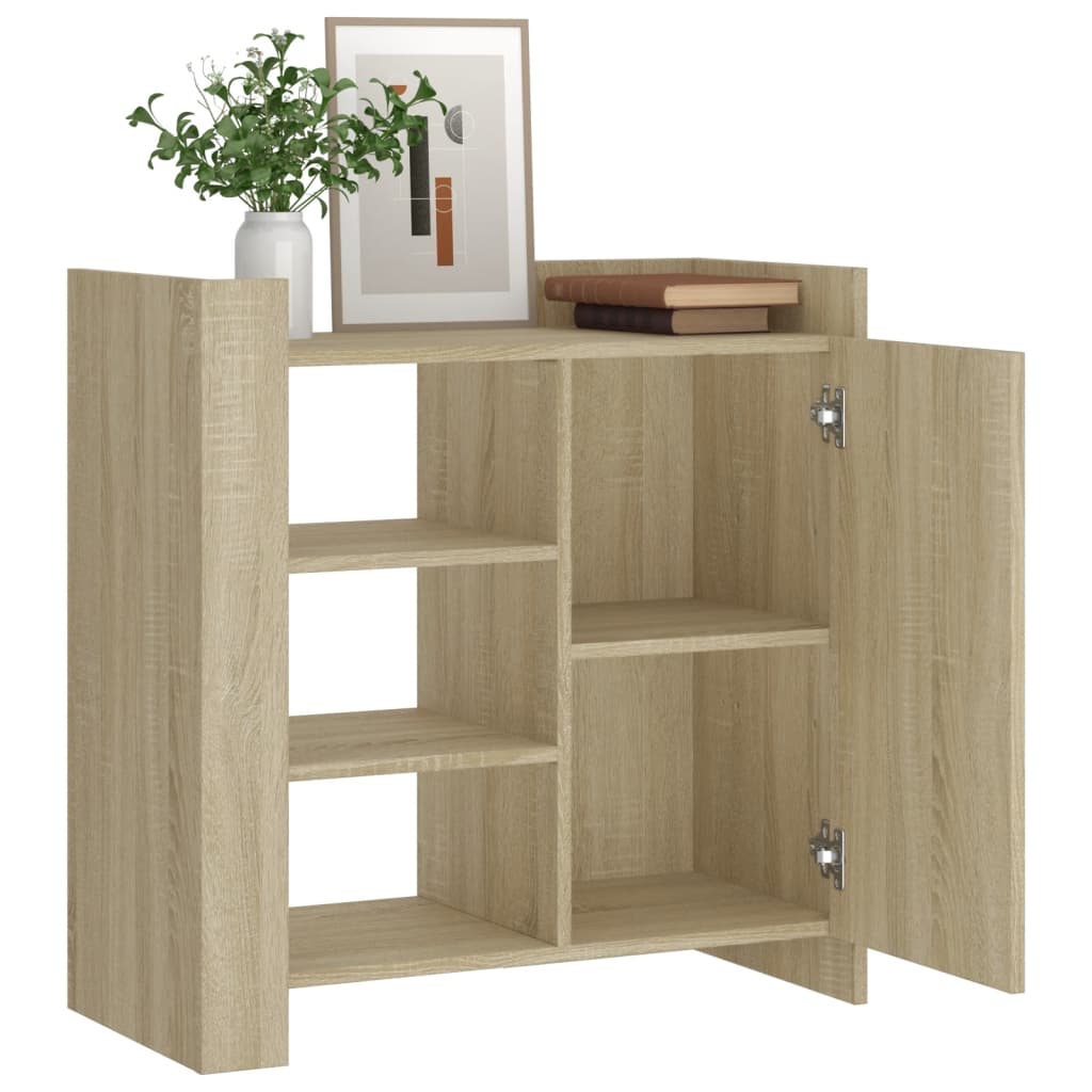 Sideboard Sonoma-Eiche 73,5x35x75 cm Holzwerkstoff