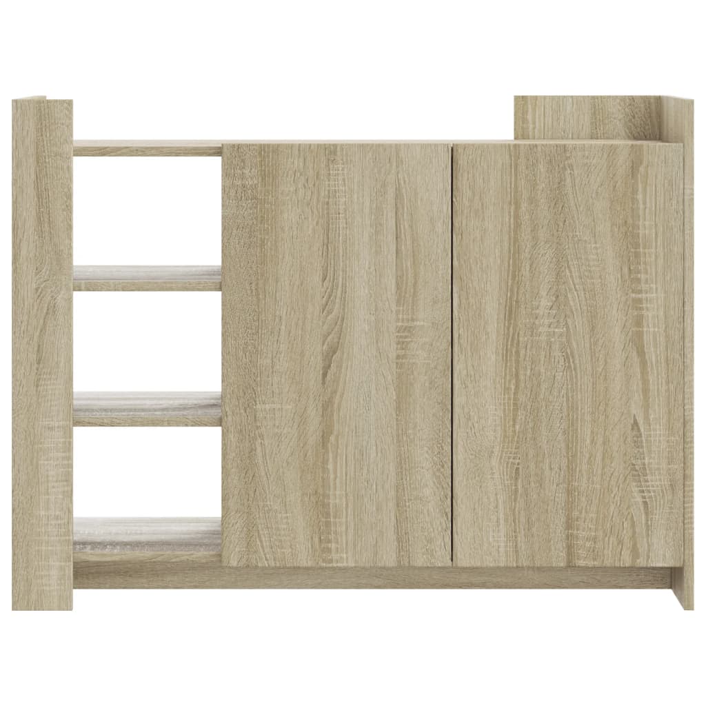 Sideboard Sonoma-Eiche 100x35x75 cm Holzwerkstoff