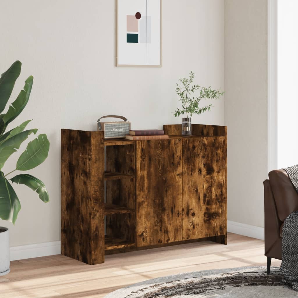 Sideboard Räuchereiche 100x35x75 cm Holzwerkstoff