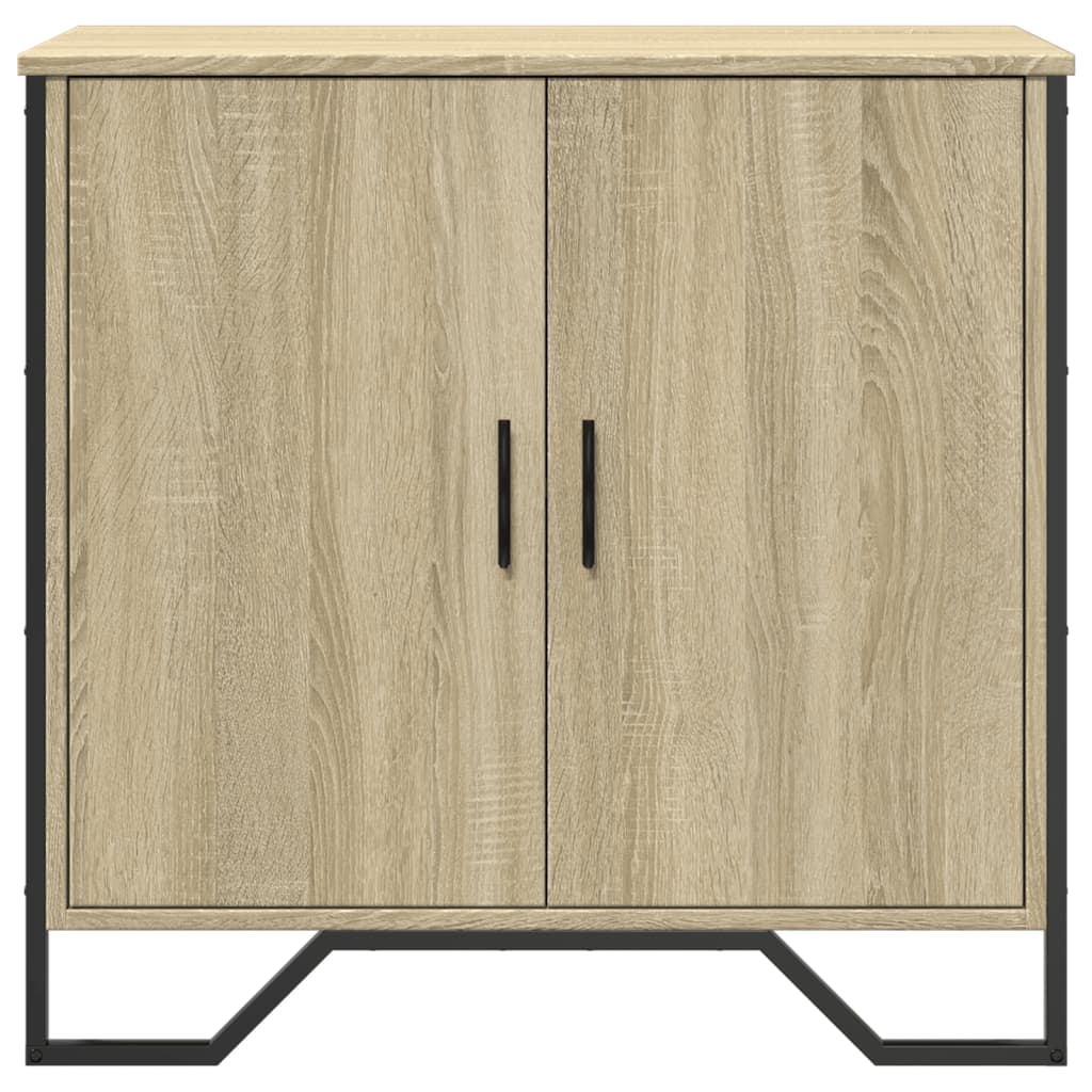 Sideboard Sonoma-Eiche 78x35,5x74,5 cm Holzwerkstoff