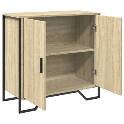 Sideboard Sonoma-Eiche 78x35,5x74,5 cm Holzwerkstoff