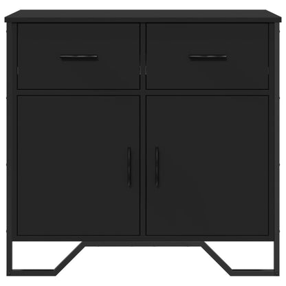 Sideboard Schwarz 79,5x35,5x74,5 cm Holzwerkstoff