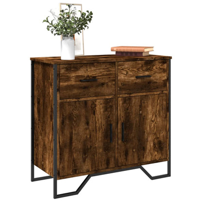 Sideboard Räuchereiche 79,5x35,5x74,5 cm Holzwerkstoff