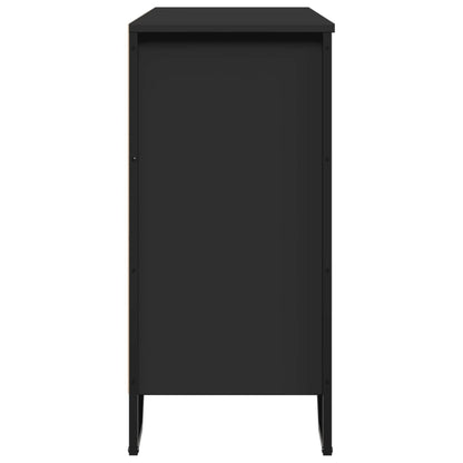 Sideboard Schwarz 91x35,5x74,5 cm Holzwerkstoff