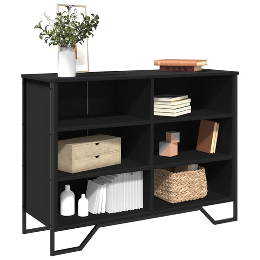 Sideboard Schwarz 101x35,5x74,5 cm Holzwerkstoff