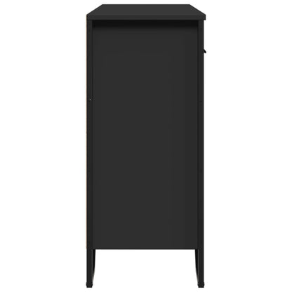 Sideboard Schwarz 97x32,5x74,5 cm Holzwerkstoff