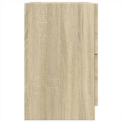 Waschbeckenunterschrank Sonoma-Eiche 40x37x59 cm Holzwerkstoff