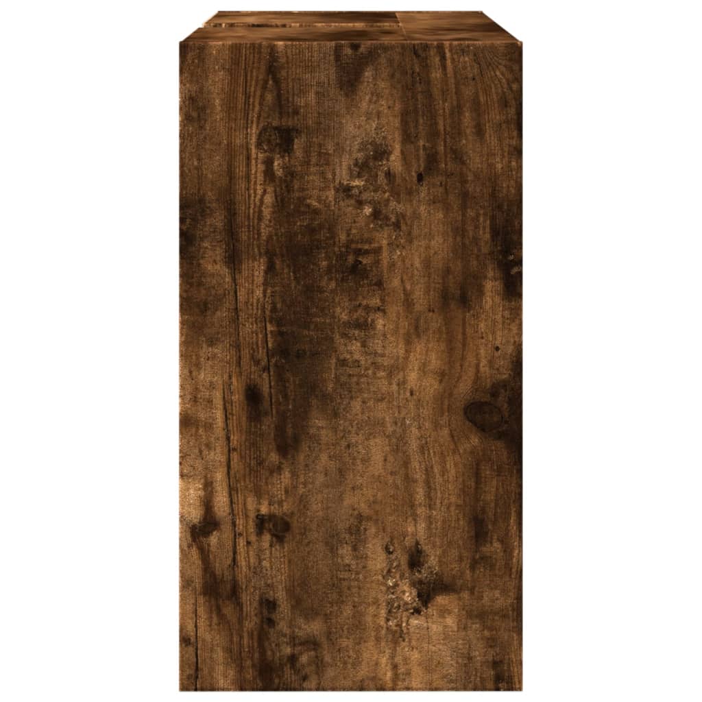 Waschbeckenschrank Räuchereiche 63x29x55 cm Holzwerkstoff