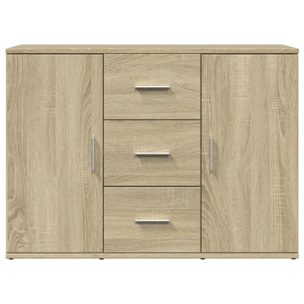 Sideboard Sonoma-Eiche 90,5x29,5x65 cm Holzwerkstoff