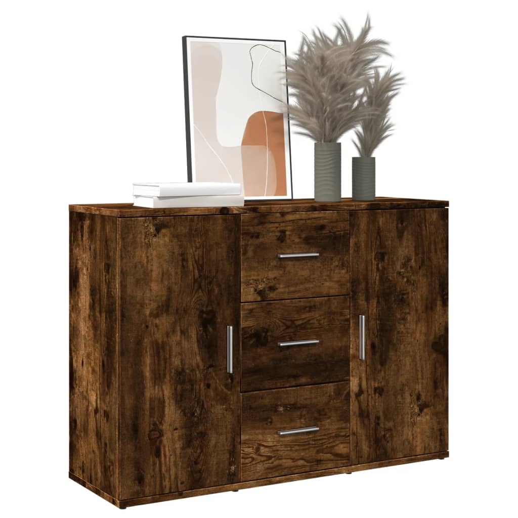 Sideboard Räuchereiche 90,5x29,5x65 cm Holzwerkstoff