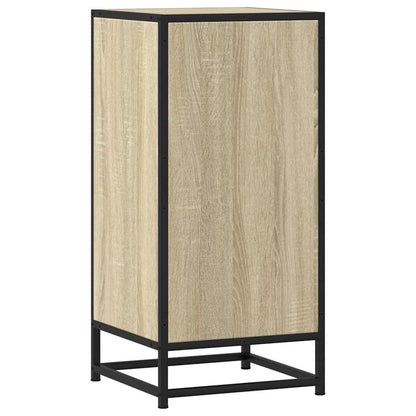 Sideboard Sonoma-Eiche 35,5x35x76 cm Holzwerkstoff und Metall