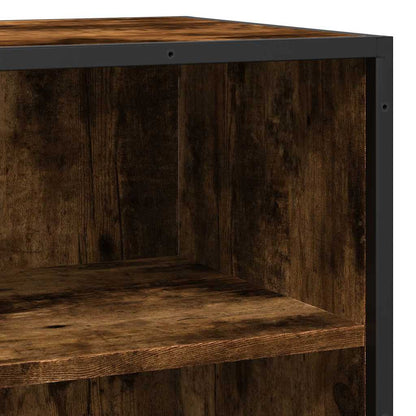 Sideboard Räuchereiche 68x35x76 cm Holzwerkstoff und Metall