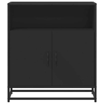 Sideboard Schwarz 68x35x76 cm Holzwerkstoff