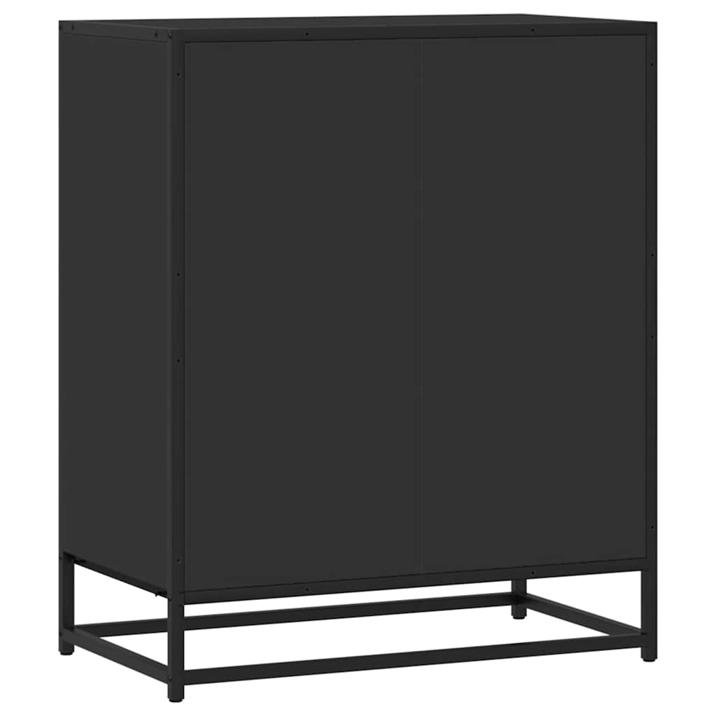 Sideboard Schwarz 68x35x76 cm Holzwerkstoff