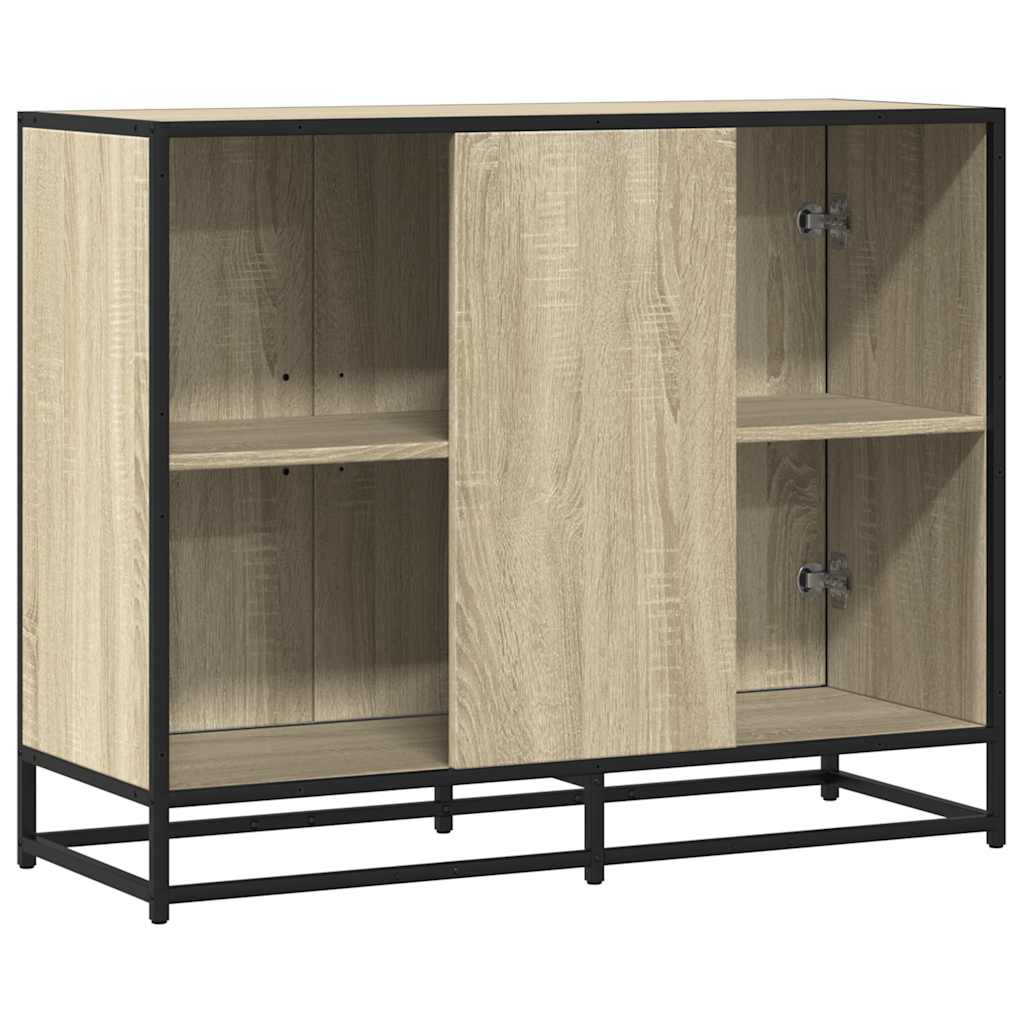 Sideboard Sonoma-Eiche 94x35x76 cm Holzwerkstoff