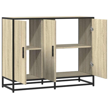 Sideboard Sonoma-Eiche 94x35x76 cm Holzwerkstoff