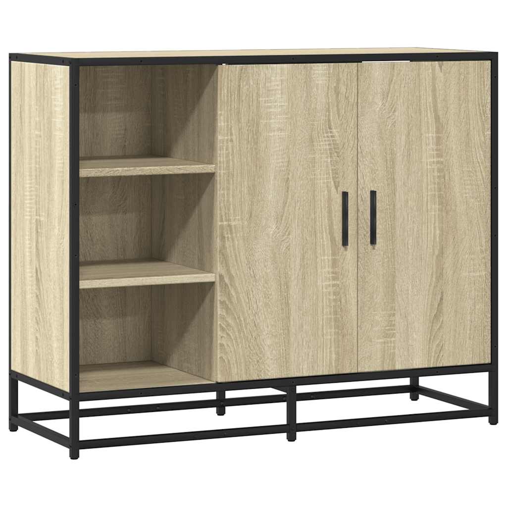 Sideboard Sonoma-Eiche 92x35x76 cm Holzwerkstoff