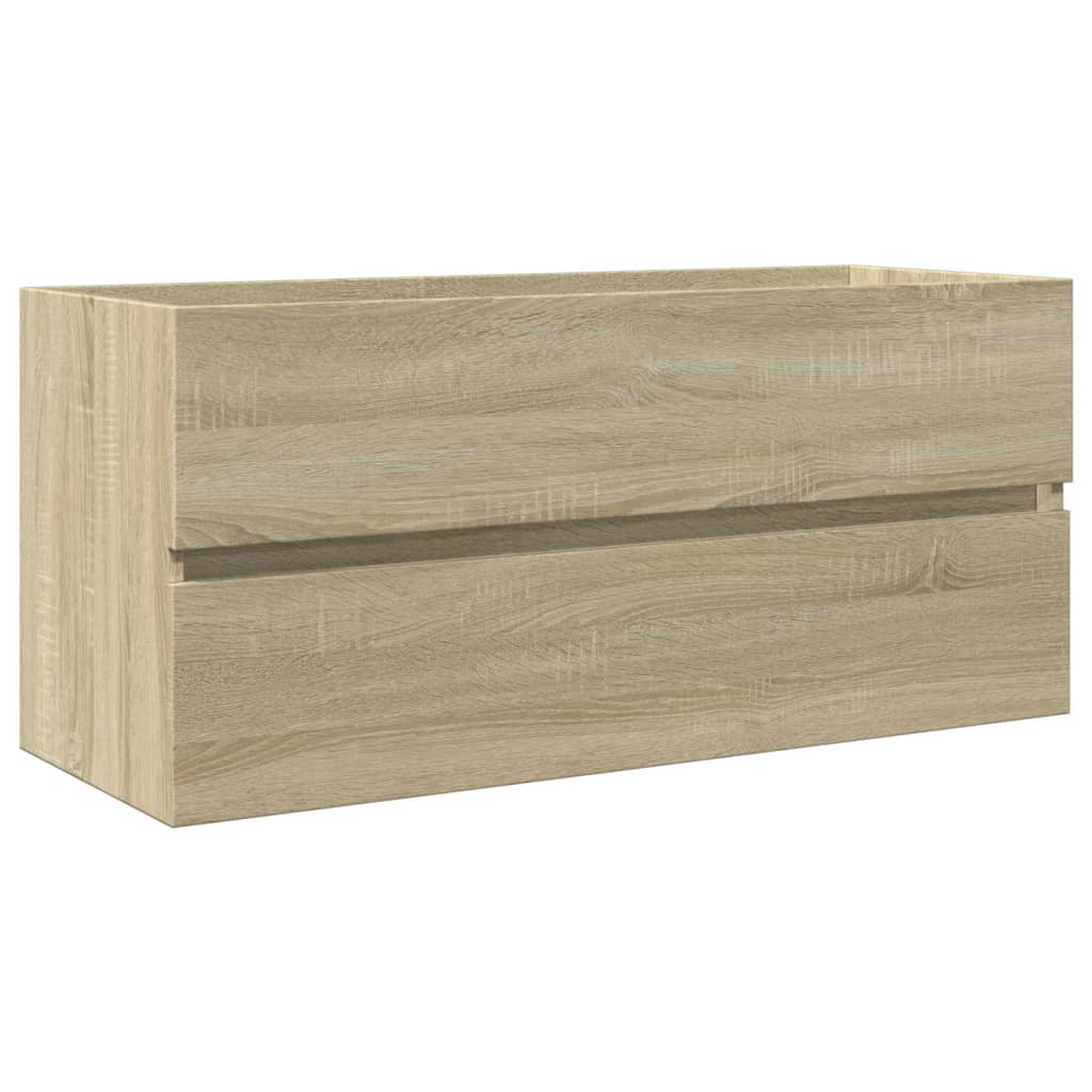 Waschbeckenschrank Sonoma-Eiche 100x38,5x45 cm Holzwerkstoff