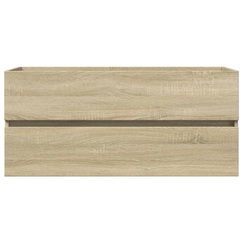 Waschbeckenschrank Sonoma-Eiche 100x38,5x45 cm Holzwerkstoff