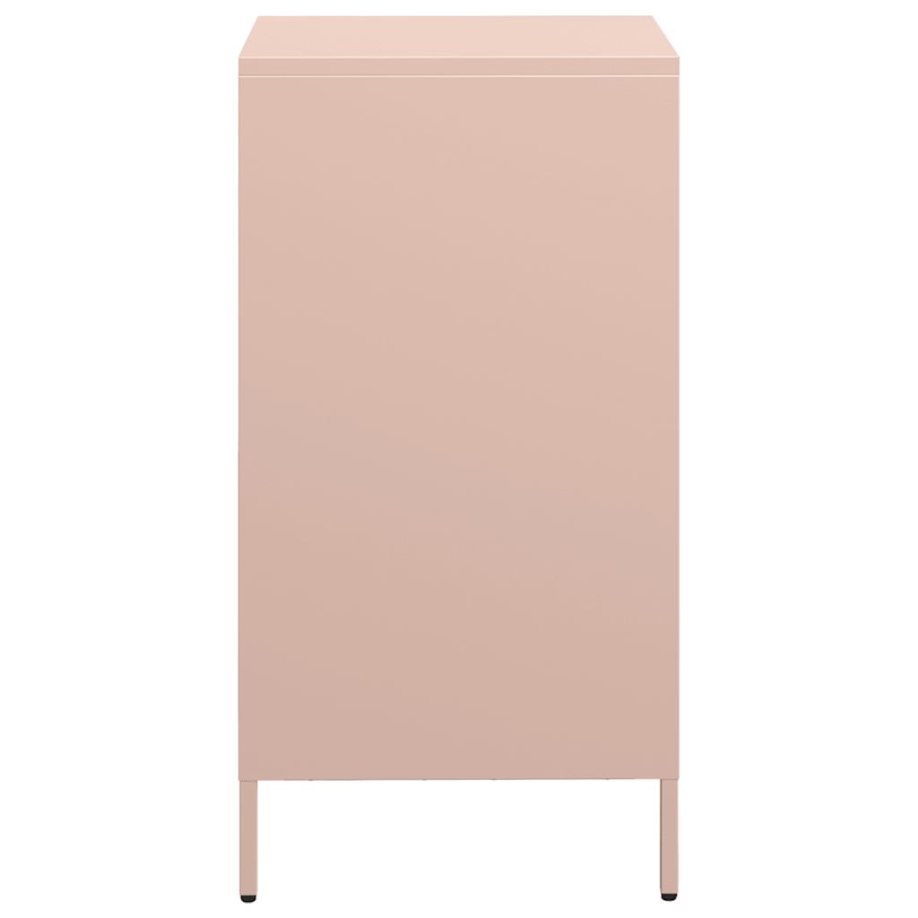 Sideboard Rosa 35x39x73,5 cm Kaltgewalzter Stahl