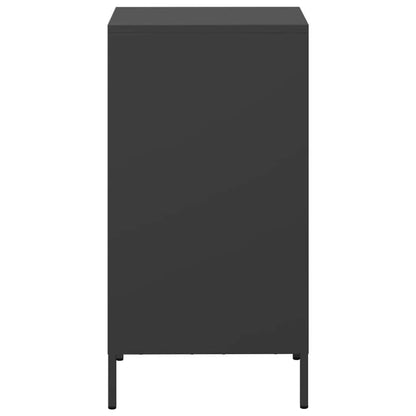 Sideboard Schwarz 35x39x73,5 cm Kaltgewalzter Stahl