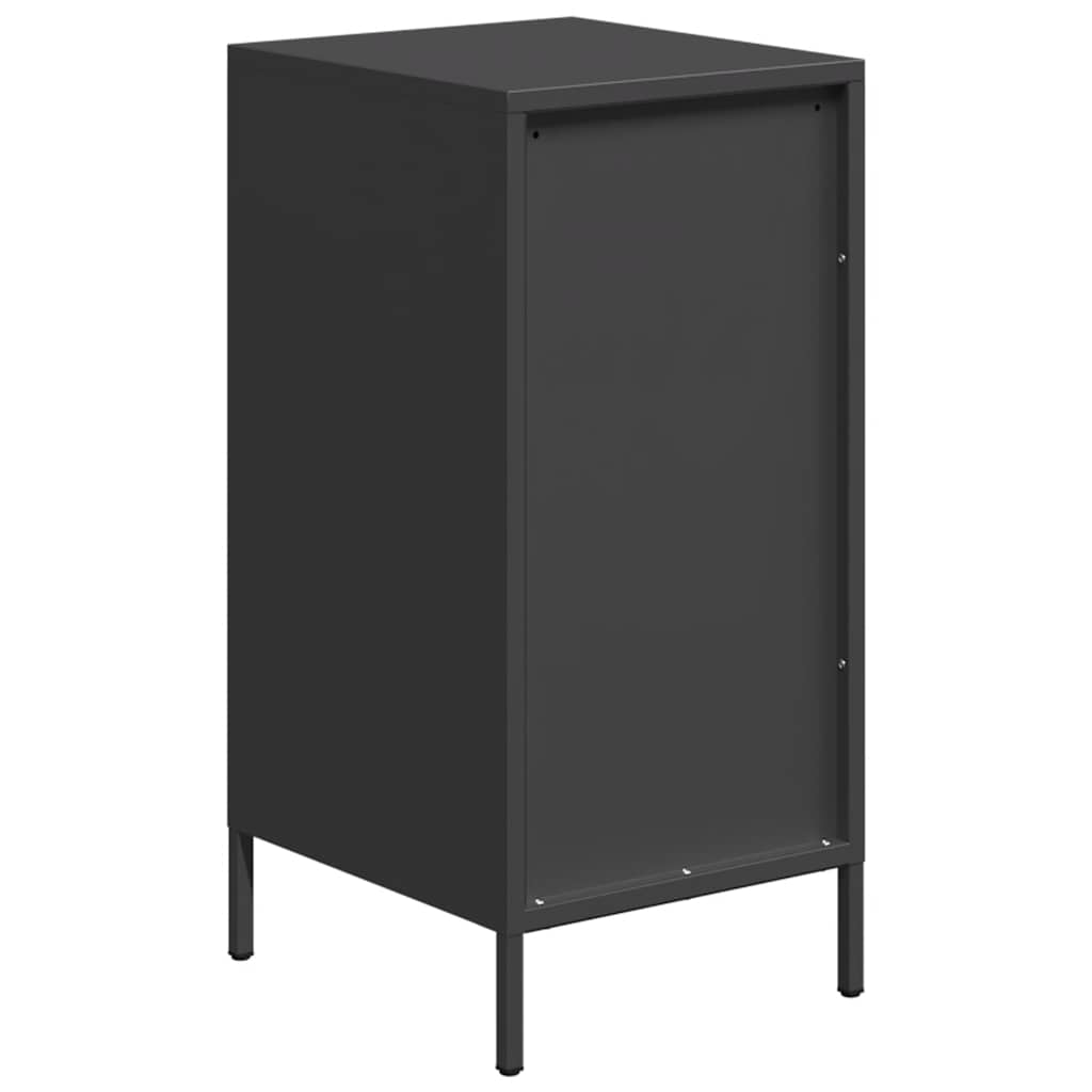 Sideboard Schwarz 35x39x73,5 cm Kaltgewalzter Stahl