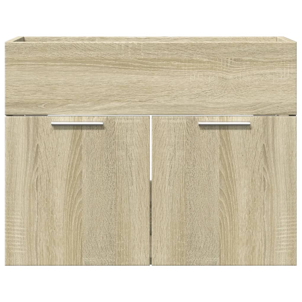 Waschbeckenunterschrank Sonoma-Eiche 60x38,5x46cm Holzwerkstoff