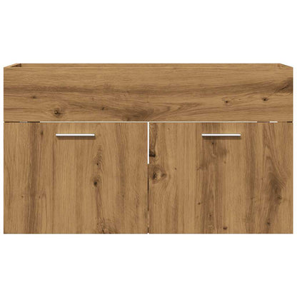 Waschbeckenunterschrank Artisan-Eiche 80x38,5x46 Holzwerkstoff