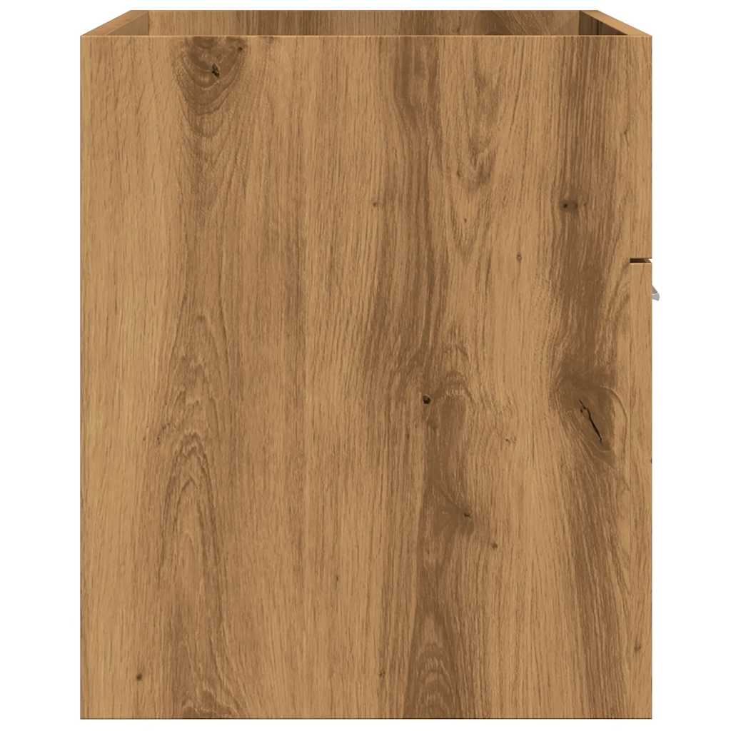 Waschbeckenunterschrank Artisan-Eiche 80x38,5x46 Holzwerkstoff