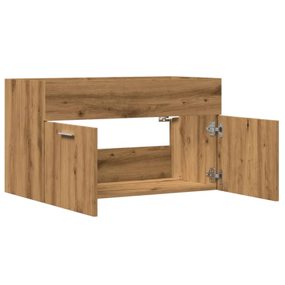 Waschbeckenunterschrank Artisan-Eiche 90x38,5x46 Holzwerkstoff