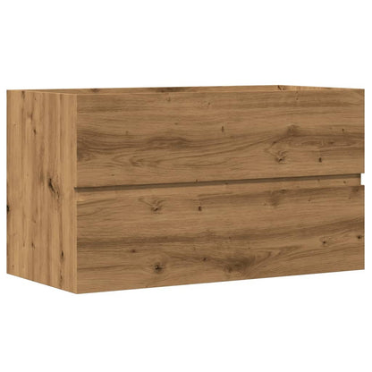 Waschbeckenunterschrank Artisan-Eiche 90x38,5x45 Holzwerkstoff