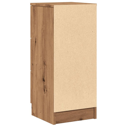 Sideboards 2 Stk. Artisan-Eiche 30x30x70 cm Holzwerkstoff