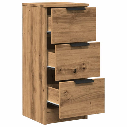 Sideboards 2 Stk. Artisan-Eiche 30x30x70 cm Holzwerkstoff