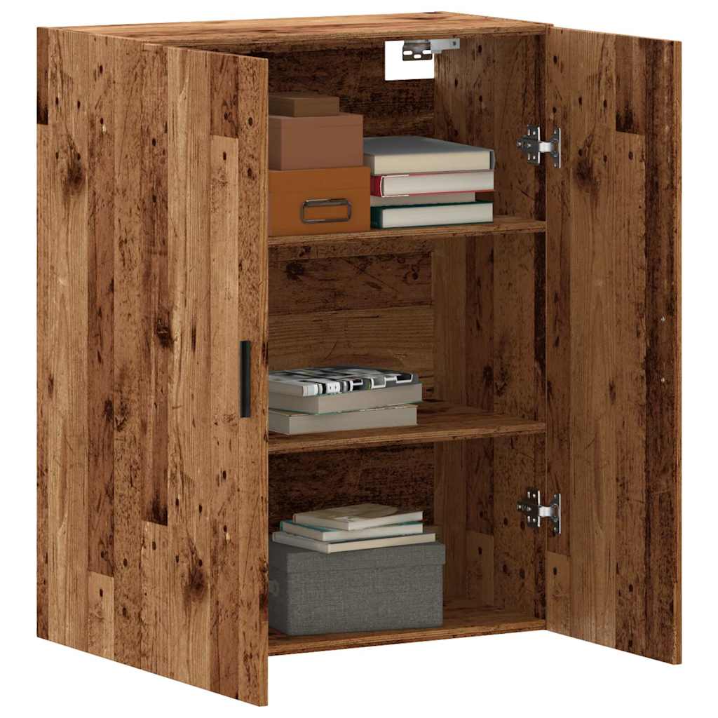 Wandschrank Altholz-Optik 69,5x34x90 cm