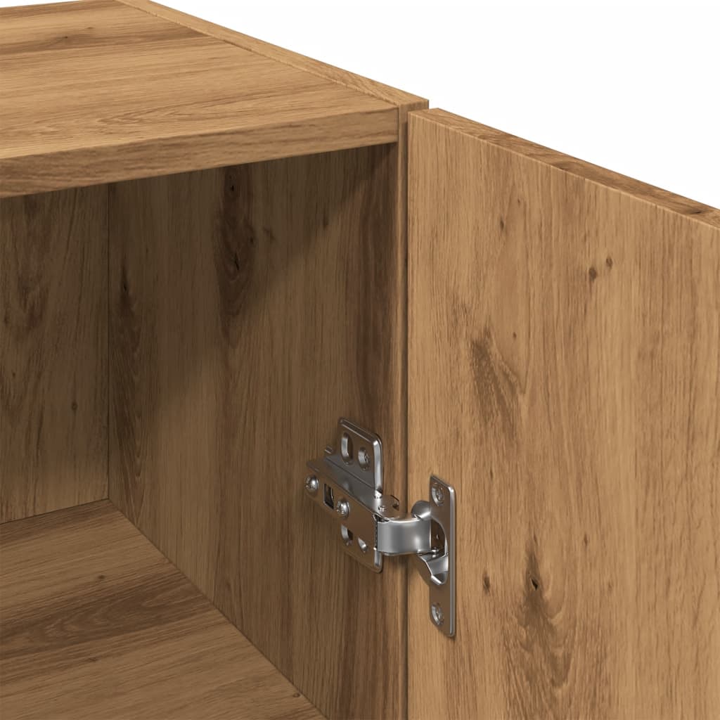 Wandschrank Artisan-Eiche 34,5x34x90 cm Holzwerkstoff